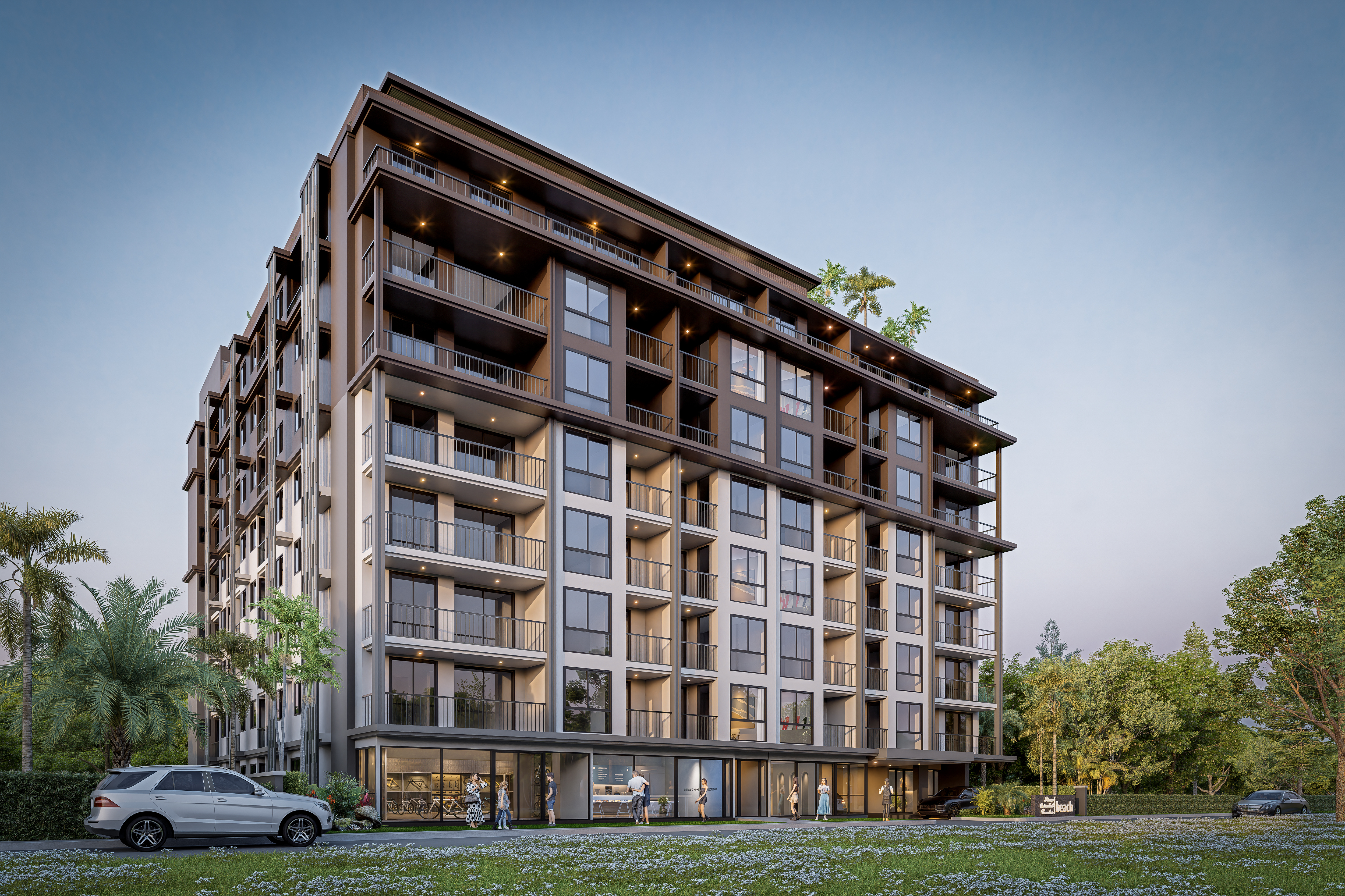 Exterior render of Siam Oriental Beach