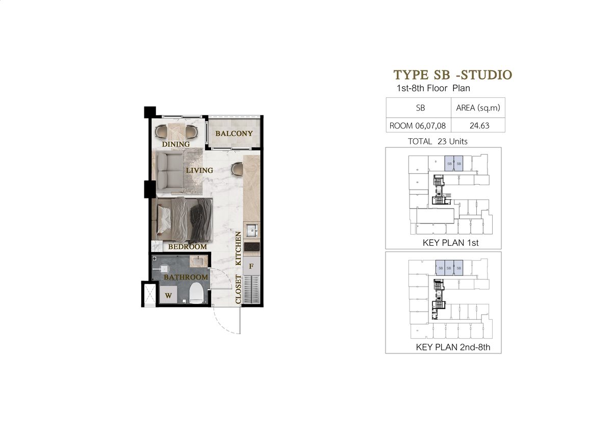 ผังห้อง Studio